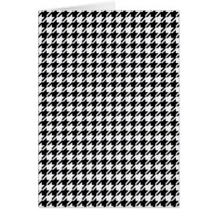 Houndstooth noir et blanc par Shirley Taylor