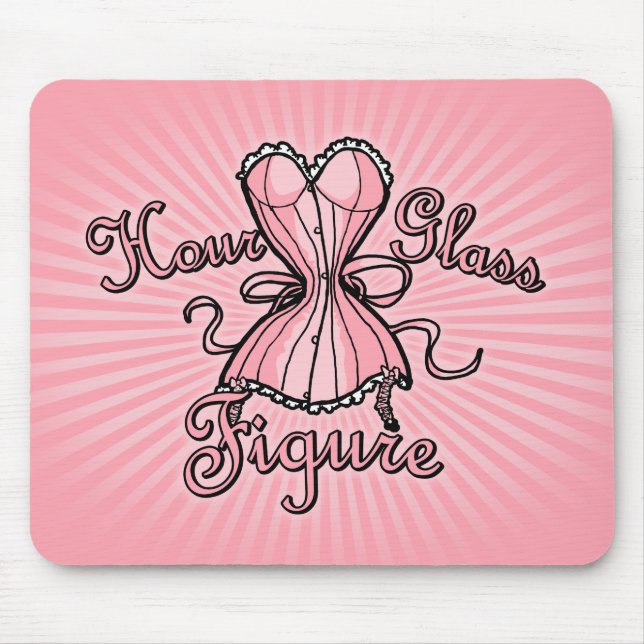 Hourglass-Abbildung Mousepad (Vorne)