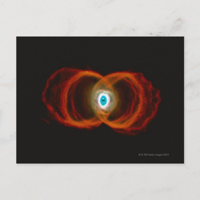 Hourglass-Nebelfleck Postkarte (Vorderseite)