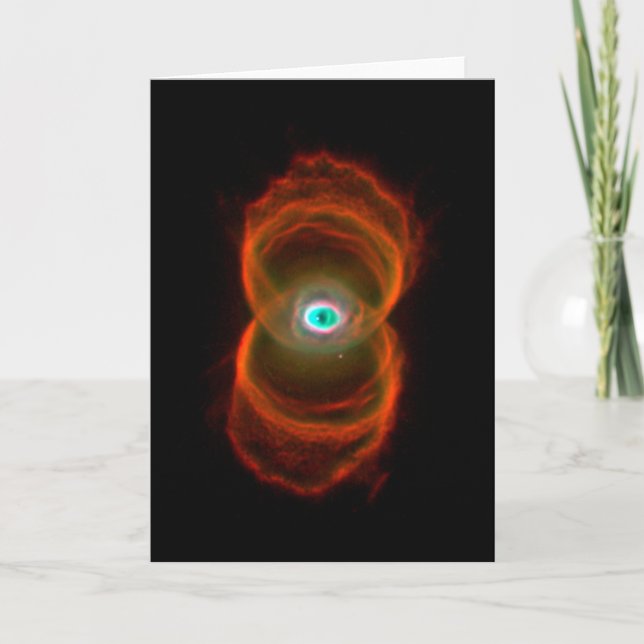 Hourglass Nebula Space Astronomy Karte (Vorderseite)