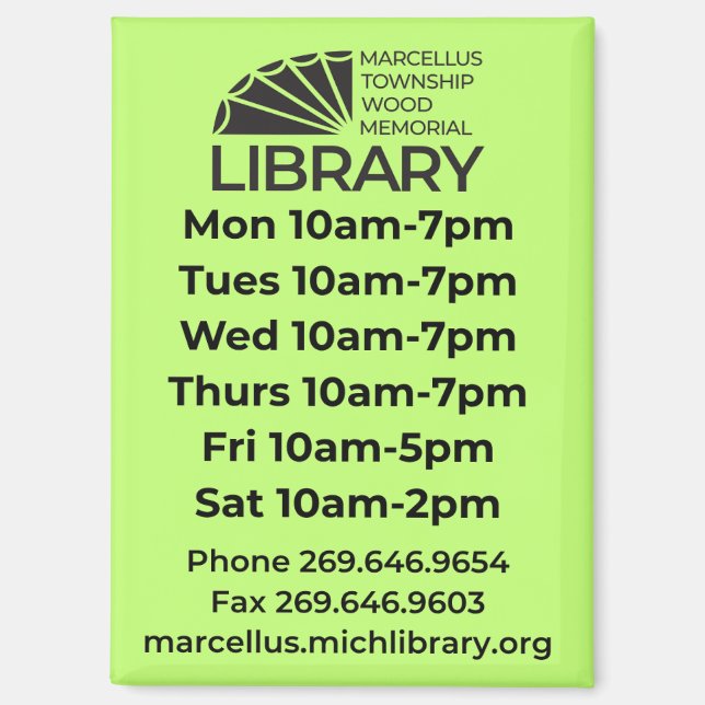 Hours Magnet (Vorderseite)