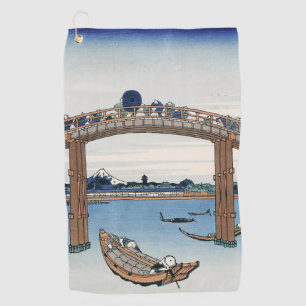 Housai Mount Fuji von unterhalb der Men's Bridge Golfhandtuch