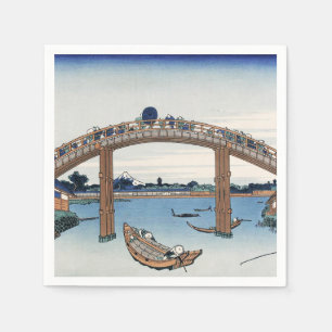 Housai Mount Fuji von unterhalb der Men's Bridge Serviette