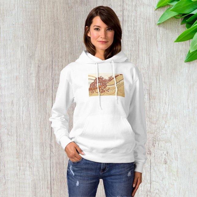 House Art Womens Hoodie (Von Creator hochgeladen)