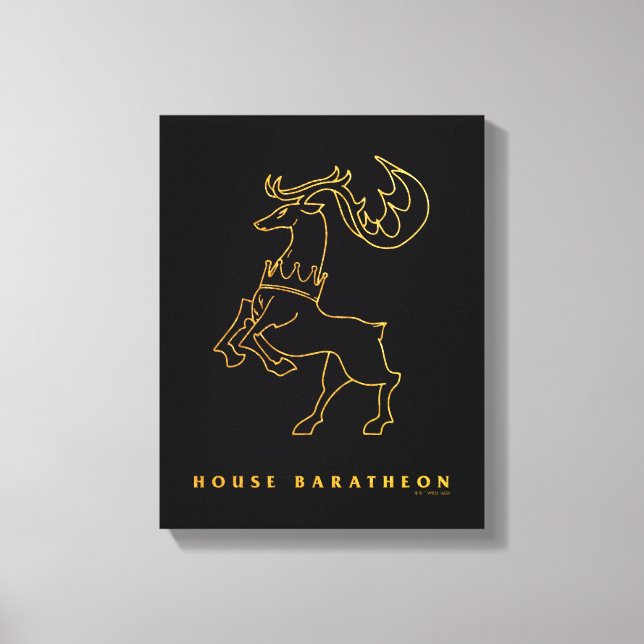 House Baratheon Icon Leinwanddruck (Vorderseite)