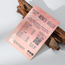 House Behaltend Haushaltspreis Rose Gold Blush Qr  Einladung