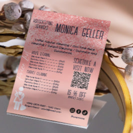 House Behaltend Haushaltspreis Rose Gold Blush Qr  Flyer