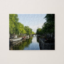 House Boats on Amsterdam Canal Europe