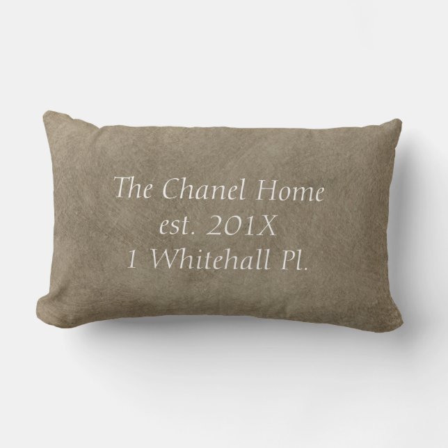 House Erwärmung Pillows - The Chanel Zuhause Lendenkissen (Vorderseite)