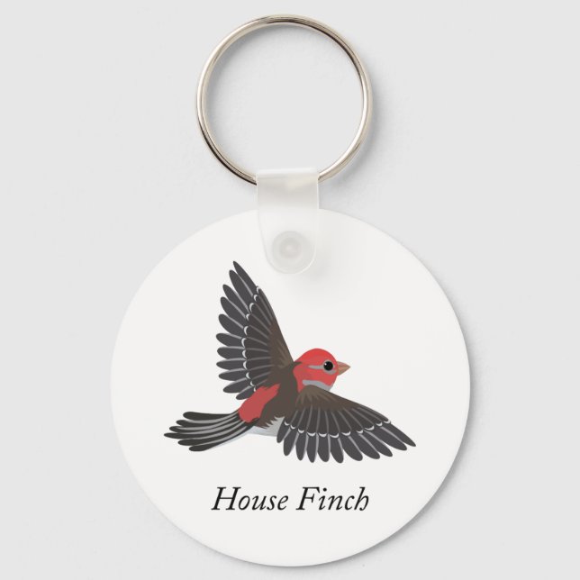 House Finch Schlüsselanhänger (Vorderseite)