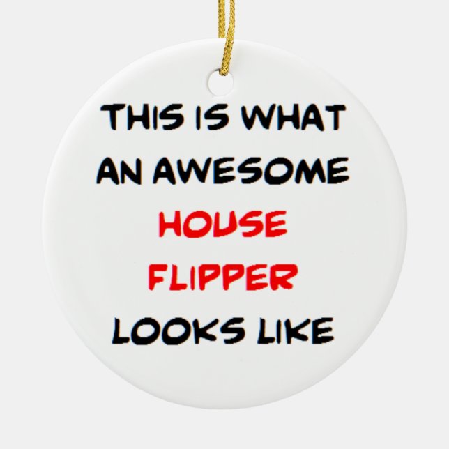 house flipper, awesome keramik ornament (Vorne)