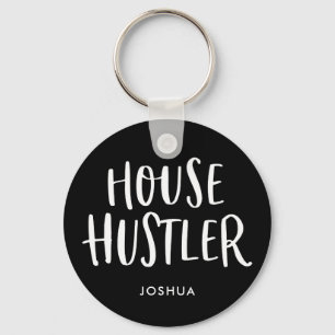 House Hustler Real Anwesen Personalisierter Agent Schlüsselanhänger