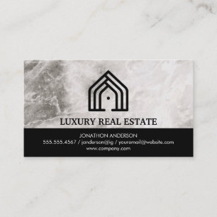 House Icon   Real Anwesen Marble Visitenkarte