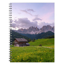 House in the mountains notizblock