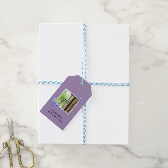 House Key Foto Herzlichen Glückwunsch zu Ihrer neu Geschenkanhänger (Mit Garn)