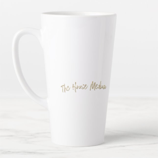 House Medium Tall Latte Tasse (Links)