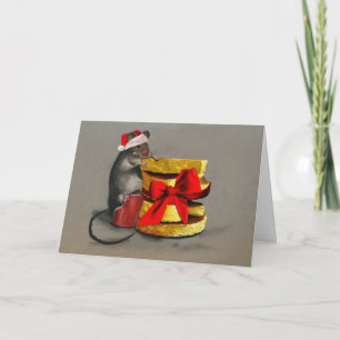 House Mouse Weihnachten Karte
