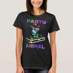 House Music Rave Cat Party Animal Kitty Dj Jugend T-Shirt