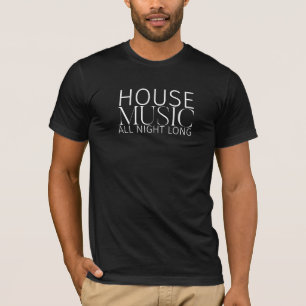 House Music Toute La Nuit T-Shirt M_