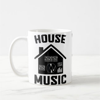 House-Musik Edm Rave Dj House Kaffeetasse