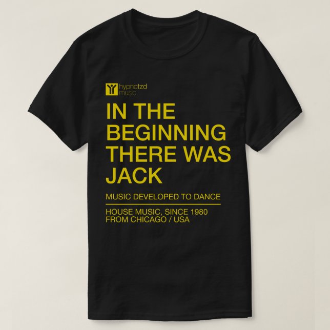 House Musik Hymne der Anfang gab es dj Geschenk T-Shirt (Design vorne)