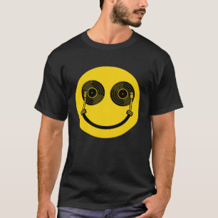 House-Musik Tanzmusik DJ Plattenspieler-förmiges L T-Shirt