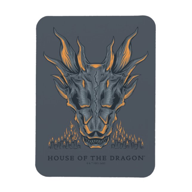 HOUSE OF THE DRAGON Balerion Candle Altar Magnet (Vertikal)