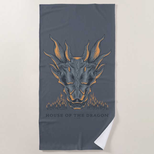 HOUSE OF THE DRAGON Balerion Candle Altar Strandtuch (Vorderseite)