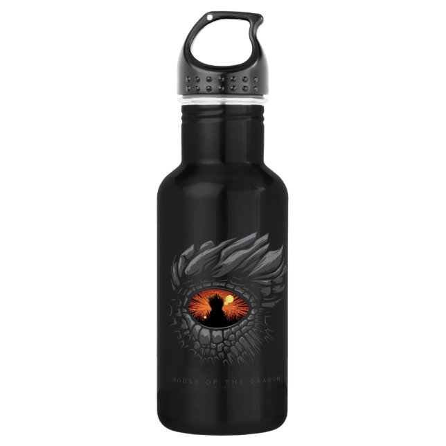 HOUSE OF THE DRAGON | Dragon's Eye Iron Throne Edelstahlflasche (Vorderseite)
