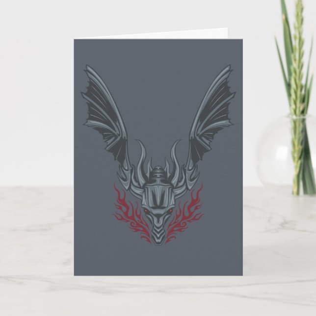 HOUSE OF THE DRAGON Fire-Breathing Dragon Head Karte (Vorderseite)
