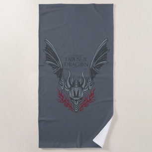 HOUSE OF THE DRAGON Fire-Breathing Dragon Head Strandtuch