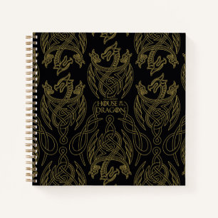 HOUSE OF THE DRAGON Gold Filigree Notizbuch