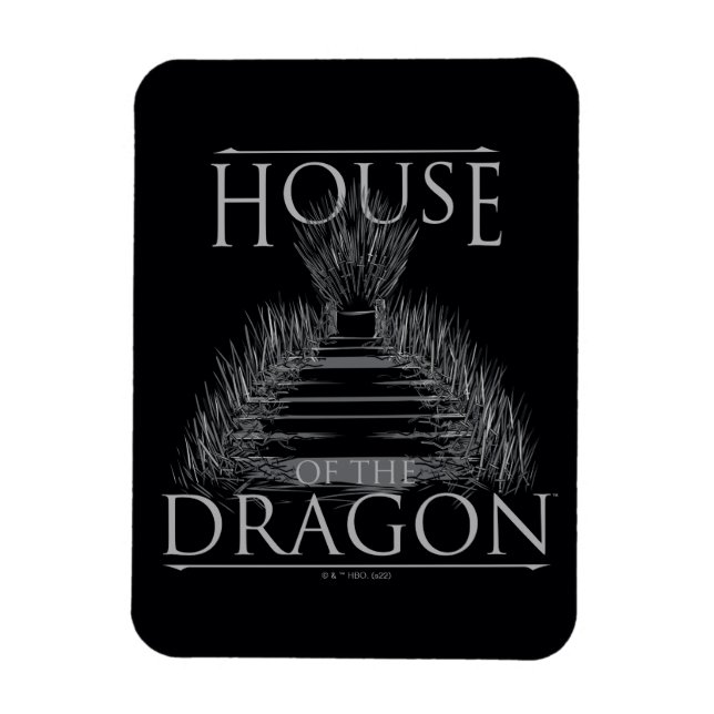 HOUSE OF THE DRAGON Iron Throne | Graphic Magnet (Vertikal)