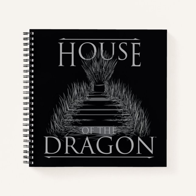 HOUSE OF THE DRAGON Iron Throne | Graphic Notizbuch (Vorderseite)