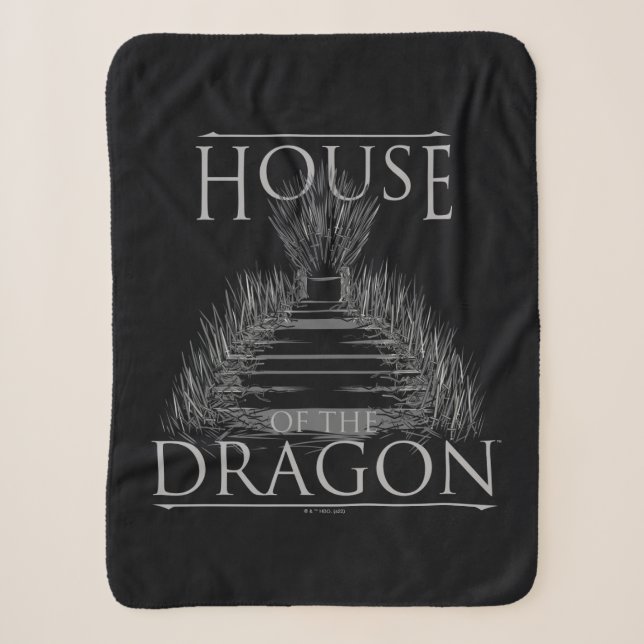 HOUSE OF THE DRAGON Iron Throne | Graphic Sherpadecke (Vorderseite)