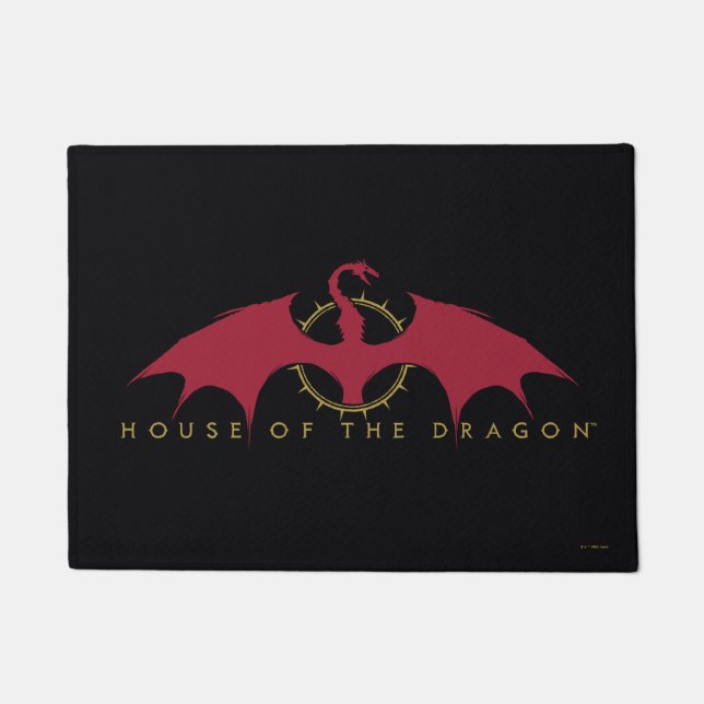 HOUSE OF THE DRAGON | Red Dragon Graphic Fußmatte (Vorderseite)
