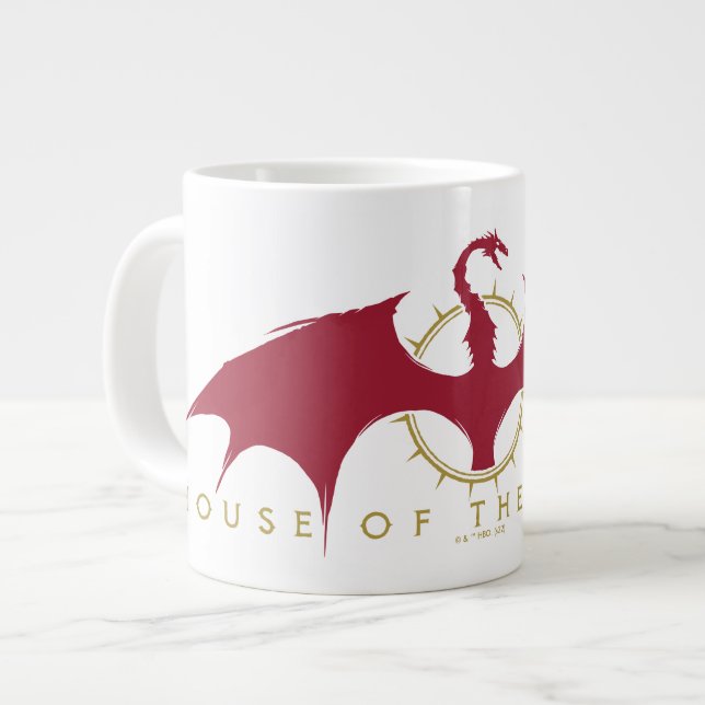 HOUSE OF THE DRAGON Red Dragon Graphic Jumbo-Tasse (Vorderseite Links)