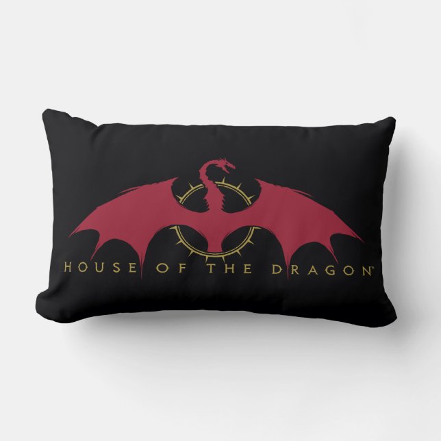 HOUSE OF THE DRAGON Red Dragon Graphic Lendenkissen (Vorderseite)