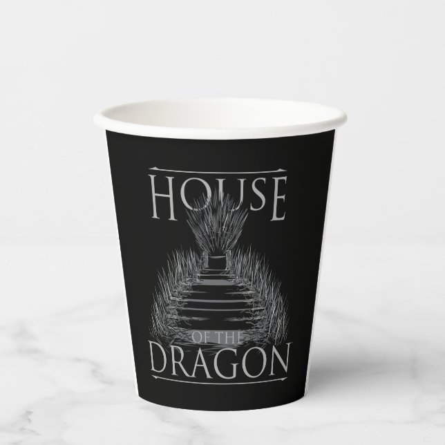 HOUSE OF THE DRAGON Throne Pappbecher (Vorderseite)