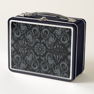 HOUSE OF THE DRAGON Velaryon Diamond Pattern Metall Brotdose