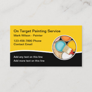House Painter Modern Business Cards Visitenkarte