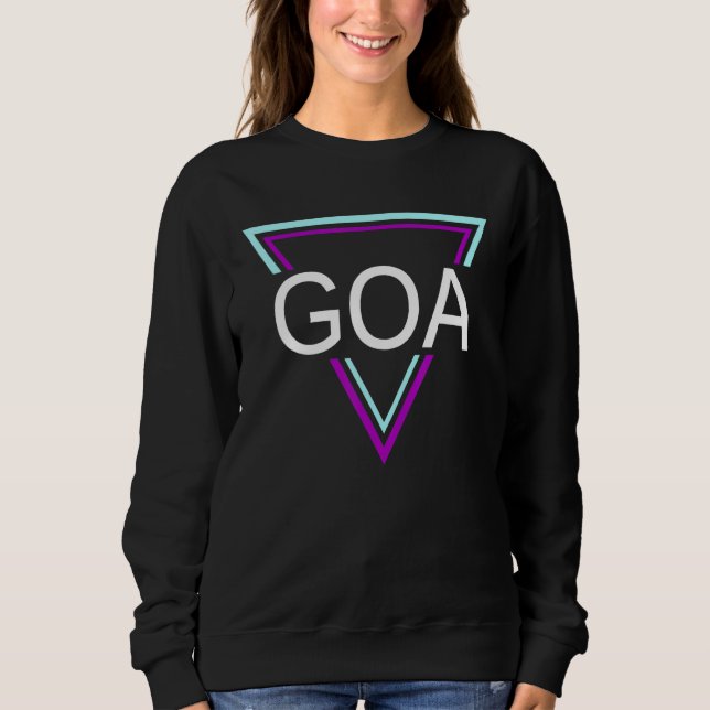 House Party Outfit For EDM Festival Electro Rave T Sweatshirt (Vorderseite)