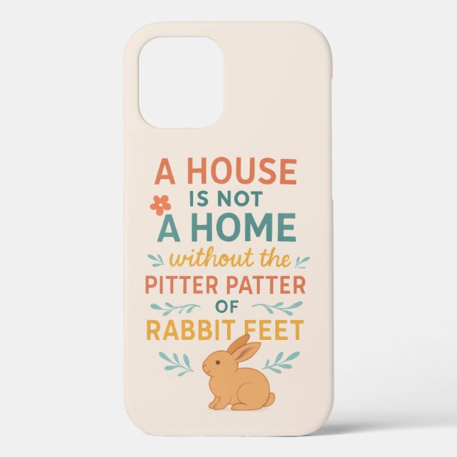 House pitter patter rabbit feet Case-Mate iPhone hülle (Rückseite)