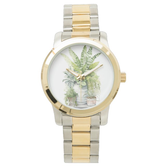 House Plants Armbanduhr (Vorderseite)