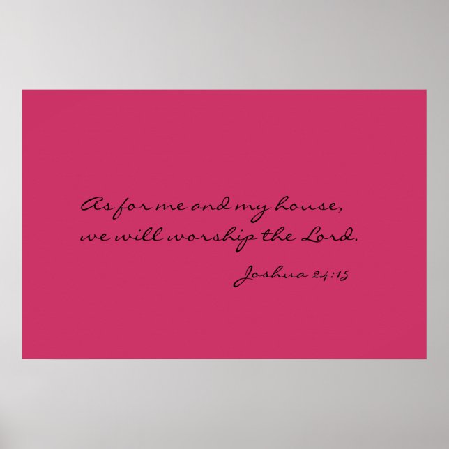 House Prayer Poster (Vorne)