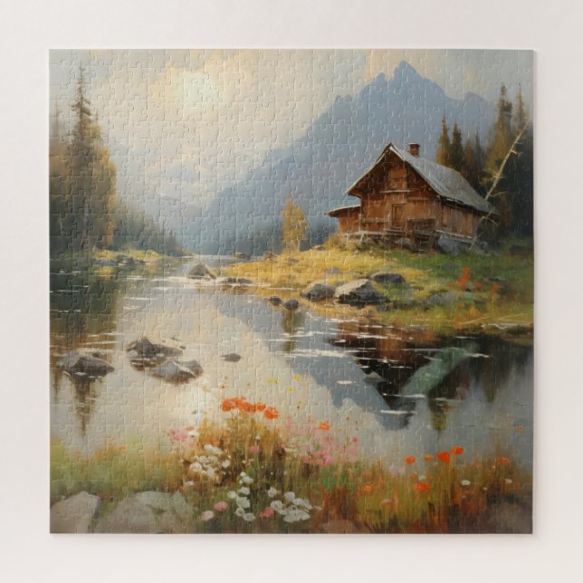 House River Landscape (Vertikal)