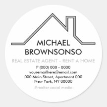 House Roof Logo Real Anwesen Agent Business