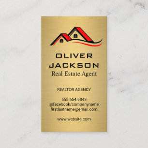 House Roof Top Visitenkarte