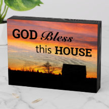 House Sessing Sunset Silhouette