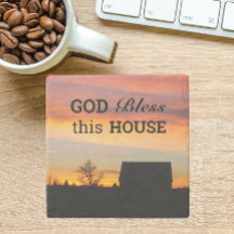 House Sessing Sunset Silhouette